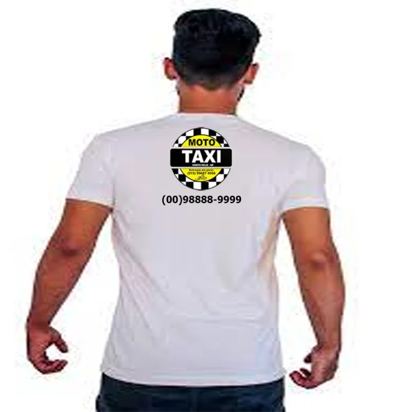 5 Camisetas Personalizada Unissex criamos sua Estampa Foto Imagem branca 100% Poliester - Image 2