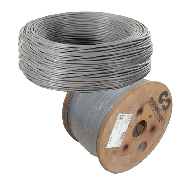 100 mt Cabo Drop cinza 1fo Fig8 Fibra Optica Monomodo rede telecom cftv gigabit - Image 3