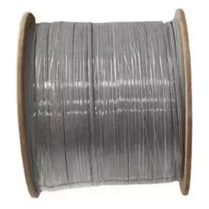 Bobina 500mt Cabo Drop 1fo Fig8 Fibra Optica Monomodo cinza