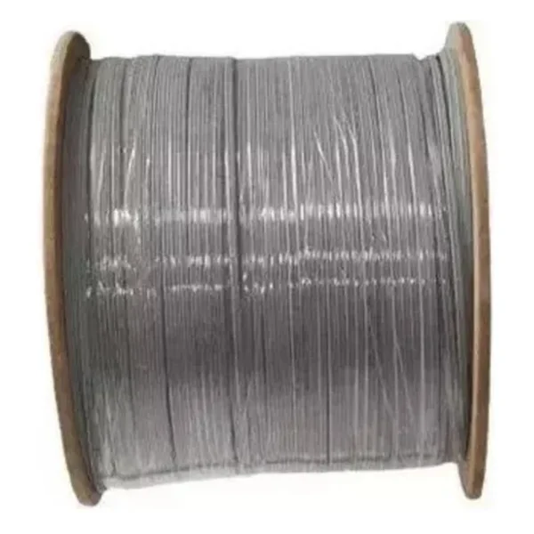 Bobina 500mt Cabo Drop 1fo Fig8 Fibra Optica Monomodo cinza