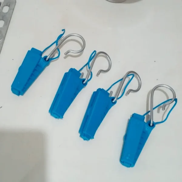 10 esticador cunha ratinho p drop ftth cabo fibra óptica azul super resistente - Image 4