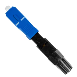 1 Conector SC UPC Óptico de Rosca Preto Fast Connector rede fibra cftv Internet drop Clone