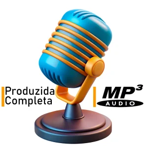 Spot comercial para carro de som voz masculina comum produzido completo com fundo musical