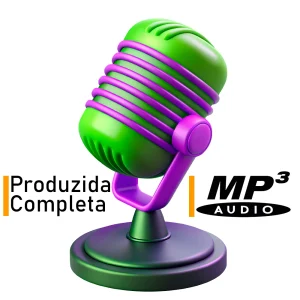 Spot comercial para video, tv, redes sociais, carro de som, rádio voz feminina texto padrão produzida completa com fundo musical